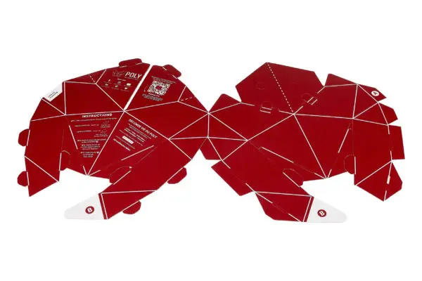 Boite Cadeau Coeur - L'Amoureux - Poly Surprise - Inspiré de l'Origami
